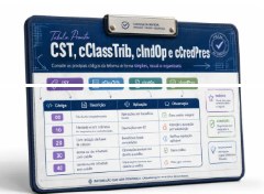 Tabela pronta com CST, cClassTrib, cIndOp, cCredPres